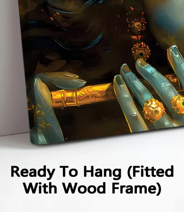 Ready To Hang (Fitted With Wood Frame)