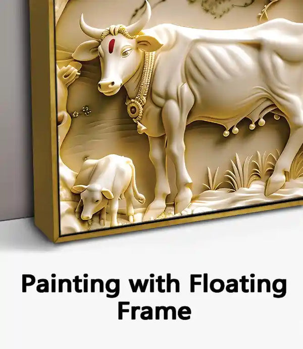 Painting with Floating Frame