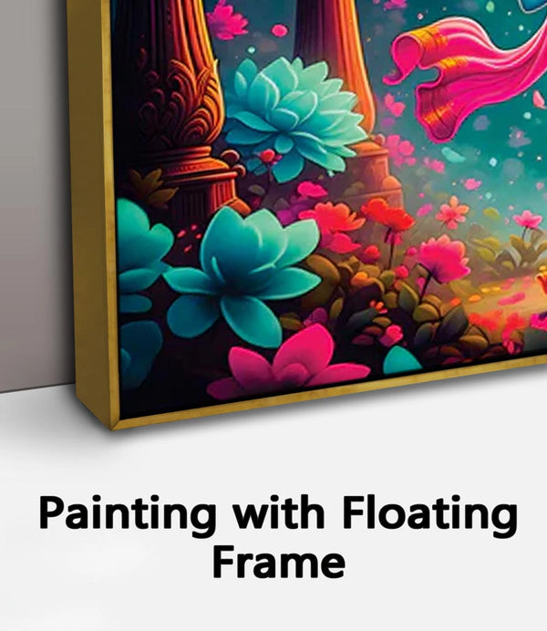 Painting with Floating Frame