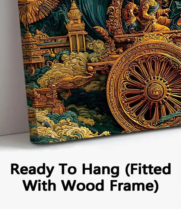 Ready To Hang (Fitted With Wood Frame)
