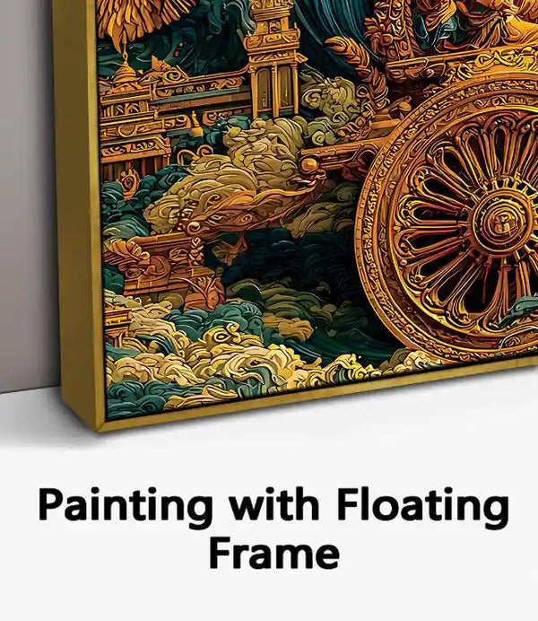 Painting with Floating Frame
