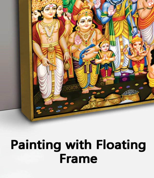 Painting with Floating Frame