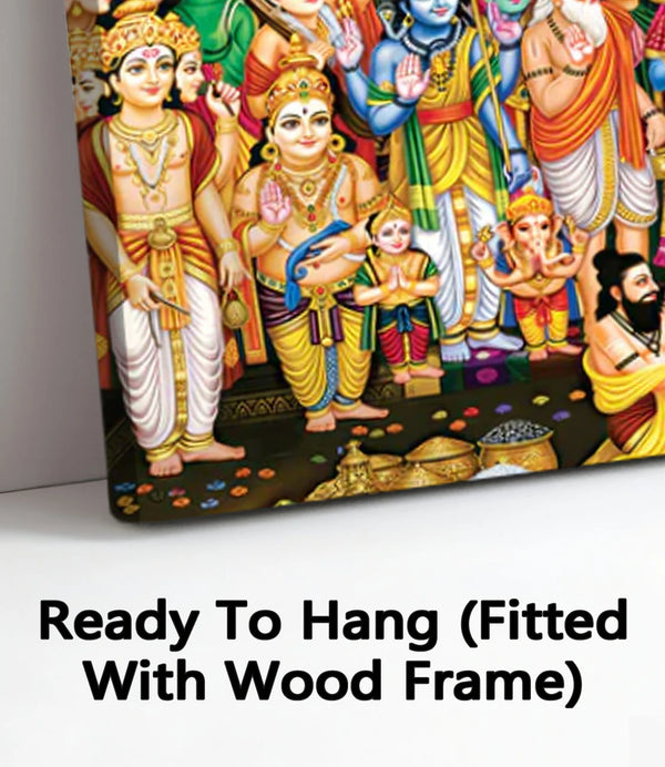 Ready To Hang (Fitted With Wood Frame)