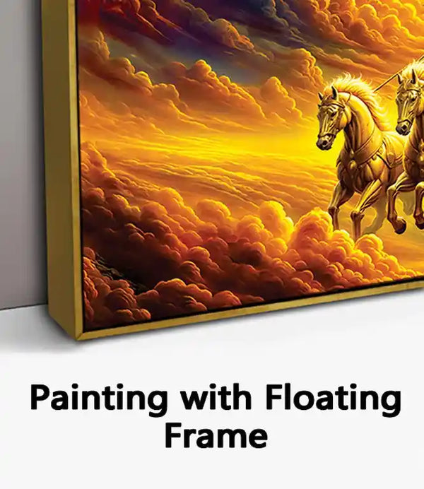 Painting with Floating Frame