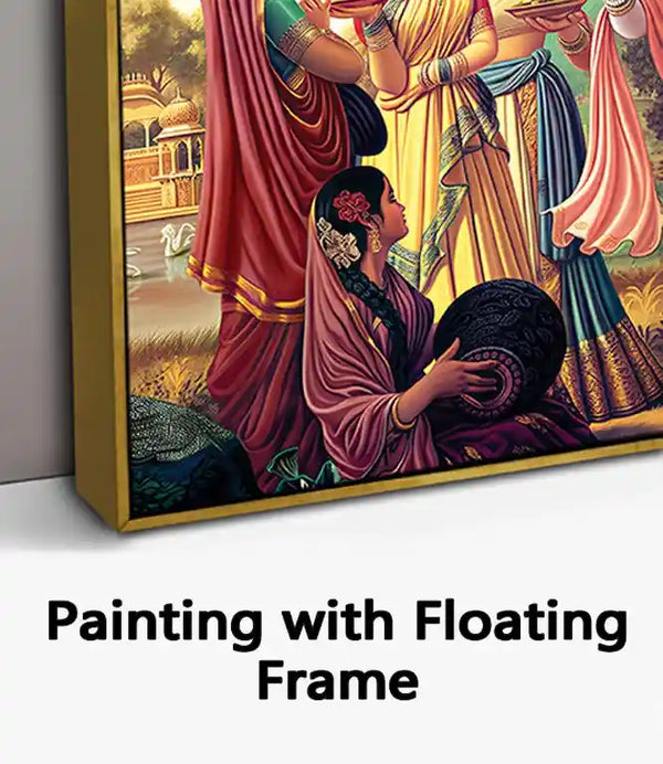 Painting with Floating Frame