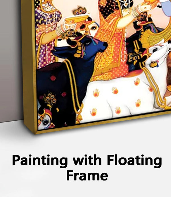 Painting with Floating Frame