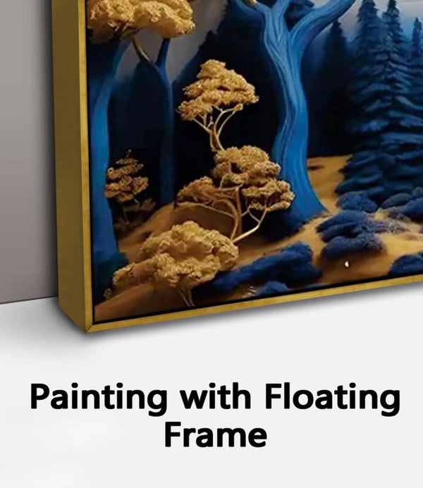 Painting with Floating Frame
