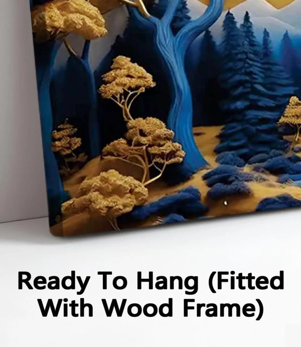 Ready To Hang (Fitted With Wood Frame)