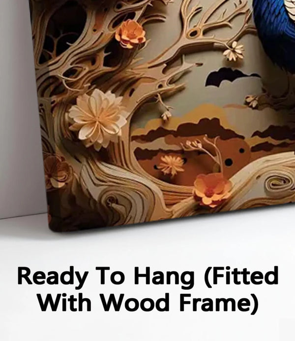 Ready To Hang (Fitted With Wood Frame)