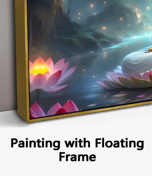 Painting with Floating Frame
