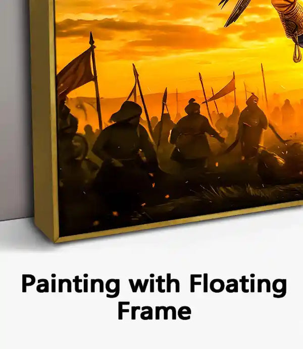 Painting with Floating Frame