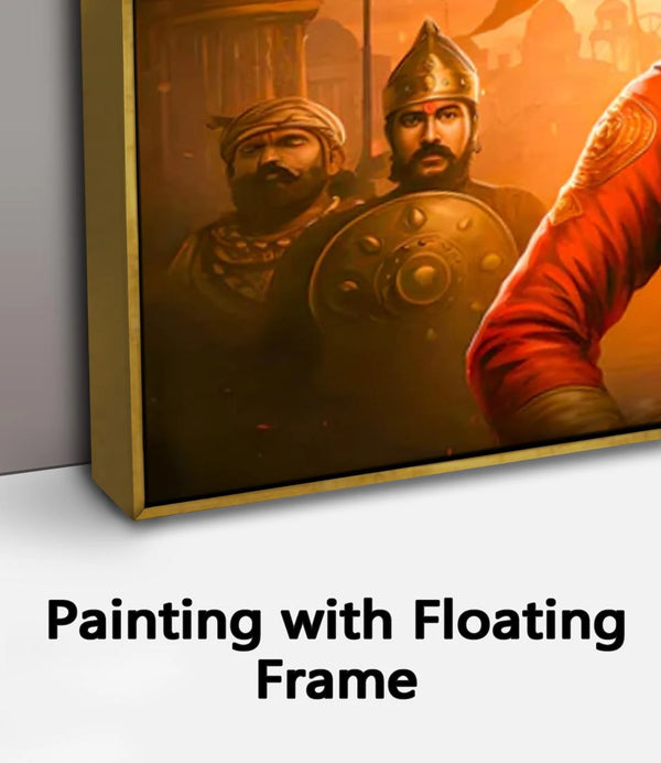Painting with Floating Frame