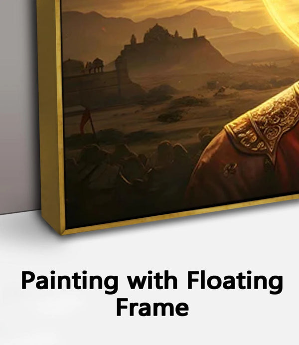 Painting with Floating Frame