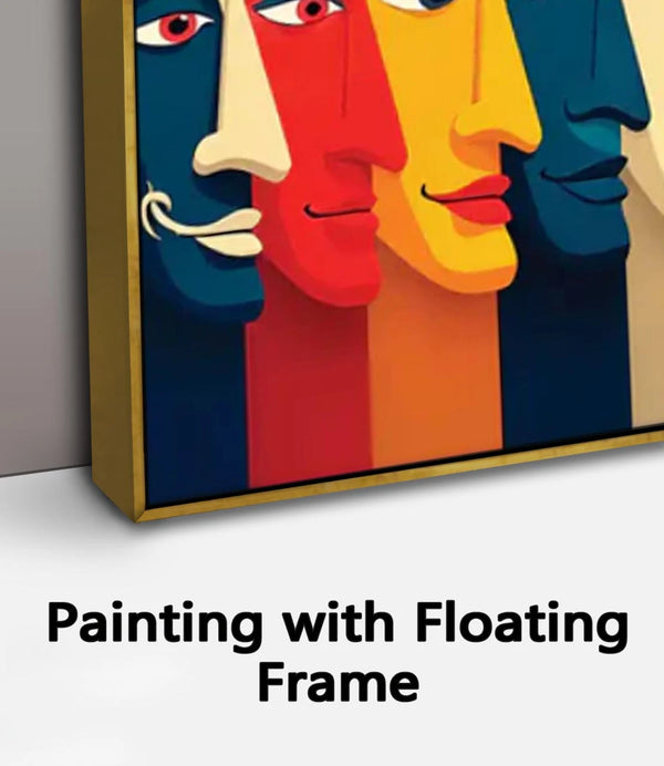 Painting with Floating Frame