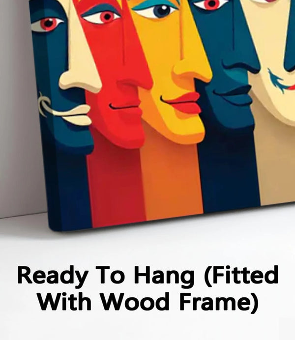 Ready To Hang (Fitted With Wood Frame)