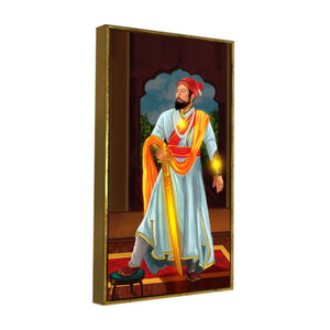 Chhatrapati Shivaji Maharaj Canvas Wall Painting