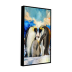 Penguins Family Canvas Wall Painting