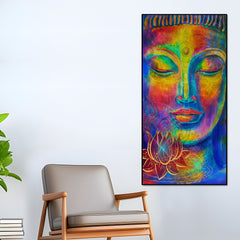 Head of Lord Buddha Canvas Wall Painting