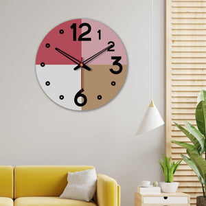 wall clock wooden design