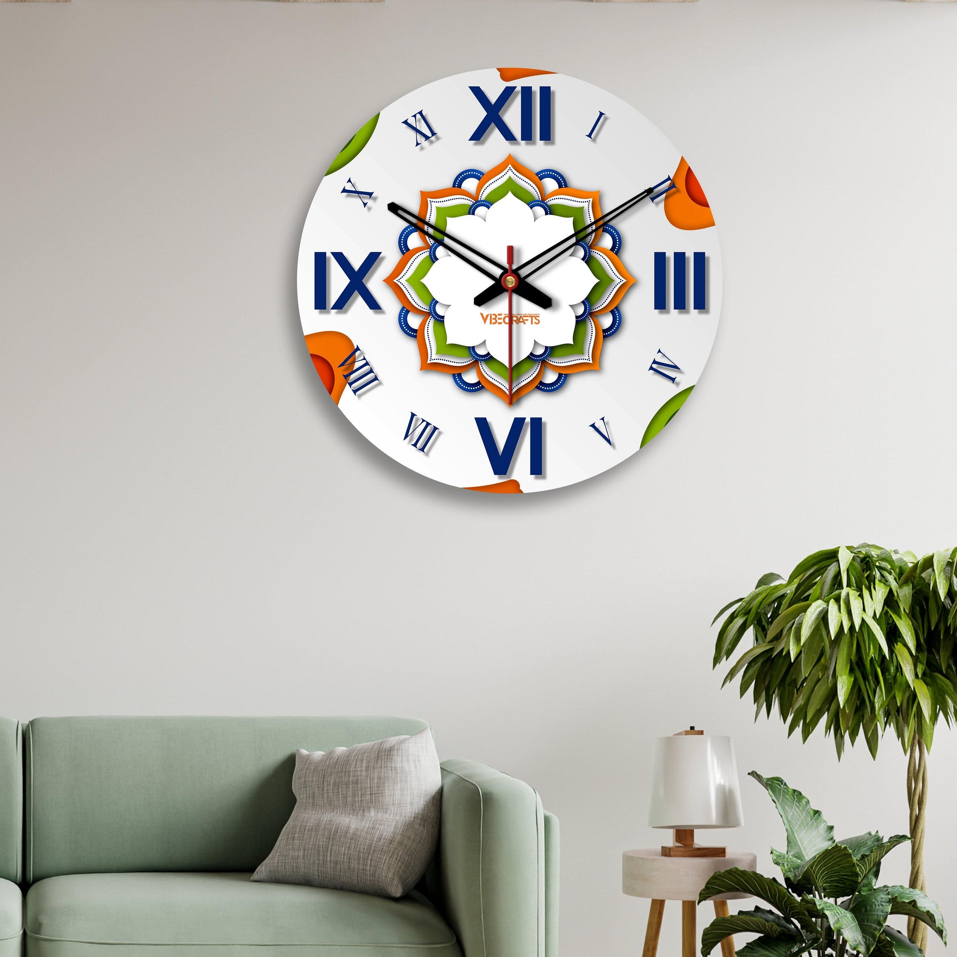 Unique Wooden Wall Clock