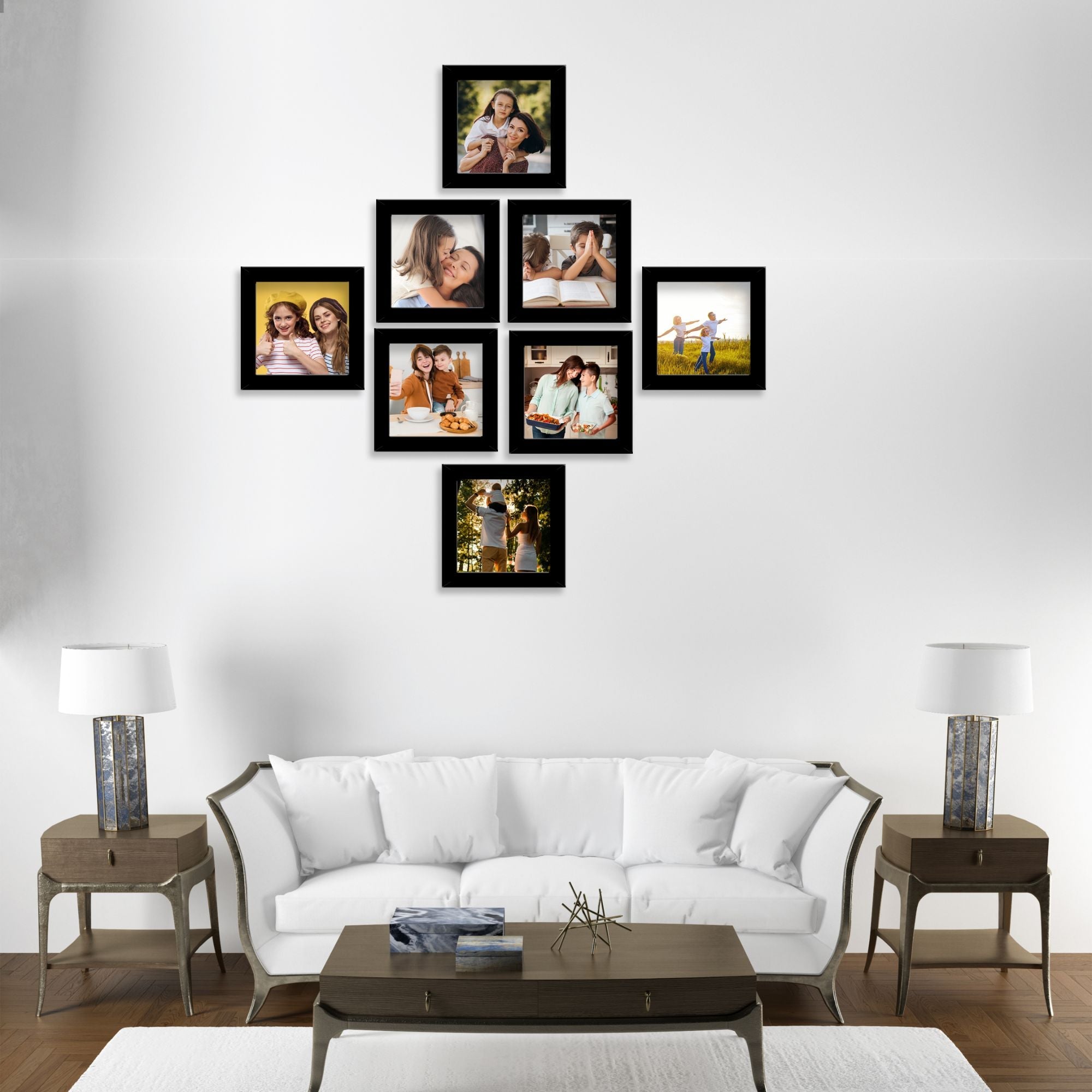 Premium Quality Photo Frame Collage Set of Eight – Vibecrafts