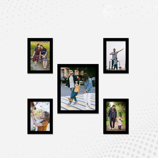 Premium Quality Photo Frame Collage Set of Five