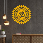 Premium Quality Wooden Wall Hanging Mandala Pattern of OM