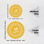 Premium Quality Wooden Wall Hanging Mandala Pattern of OM