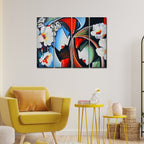 Religious Lord Radha Krishna Wall Painting Set of 4 Pieces