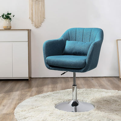 Modern Blue Sofa Lounge Chair with Cushion Seat