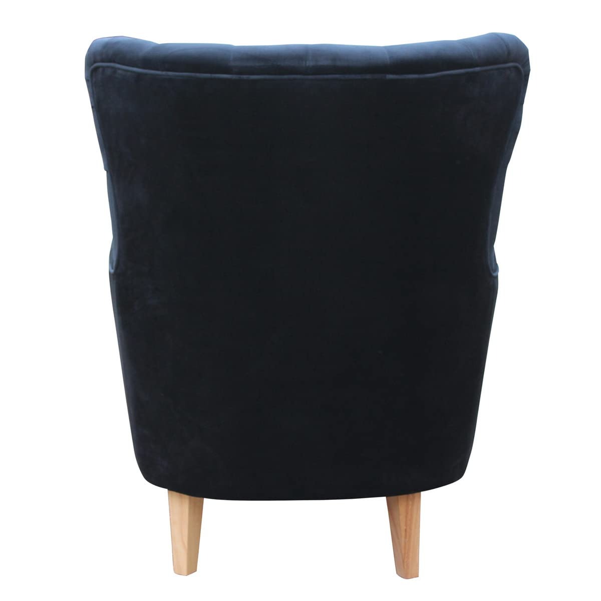 Soft Navy Blue Velvet Sofa Lounge Chair for Living
