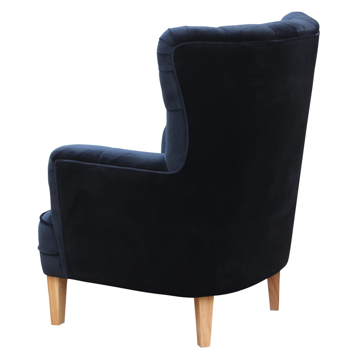 Soft Navy Blue Velvet Sofa Lounge Chair for Living
