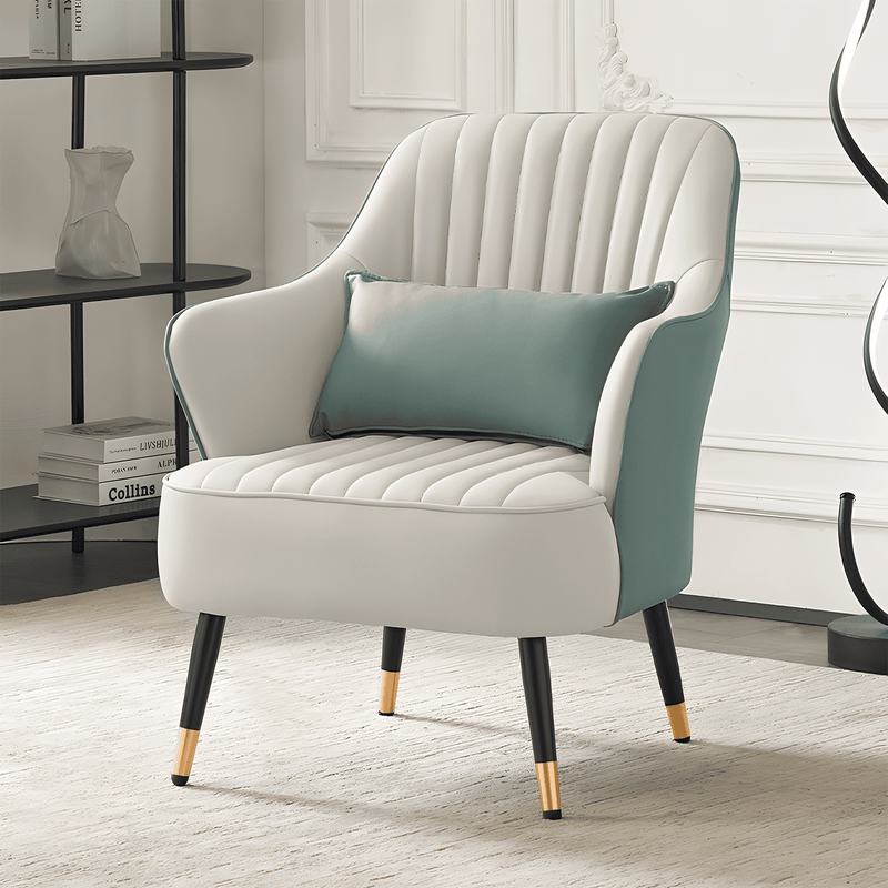 Modern Accent Lounge Chair with Cushion for Living Room