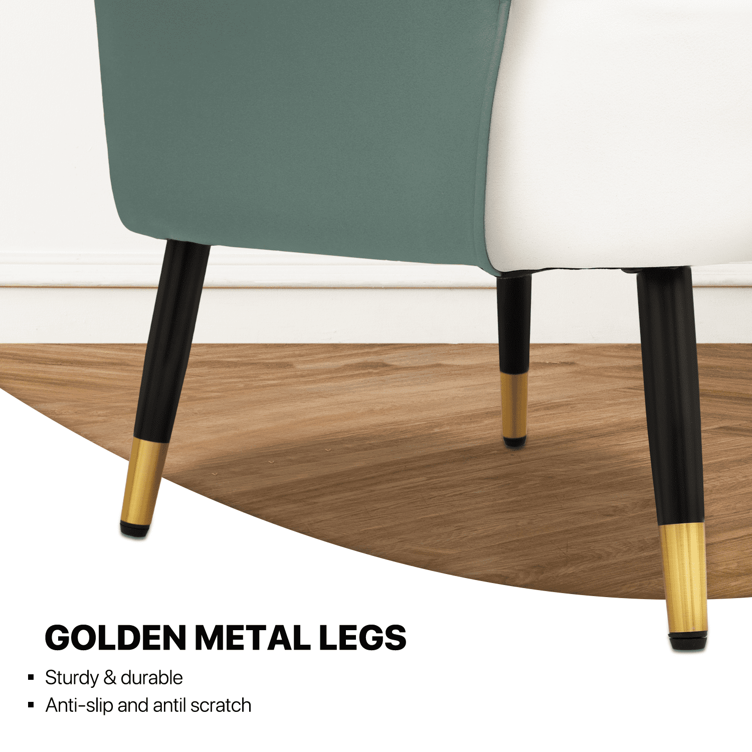 Modern Accent Lounge Chair with Cushion for Living Room