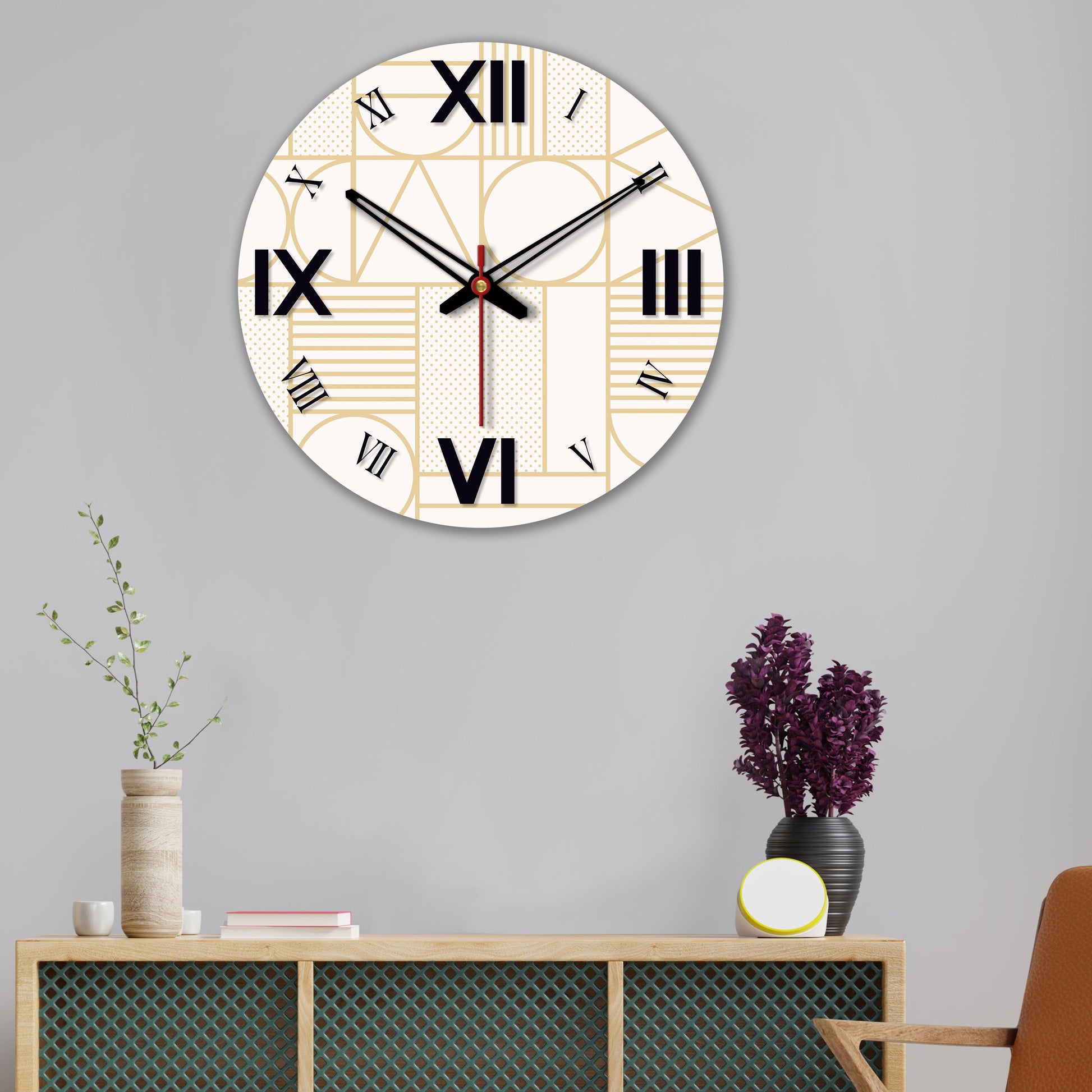 Unique Wooden Wall Clock