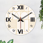 Designer wooden wall clock