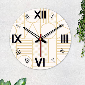 Designer wooden wall clock