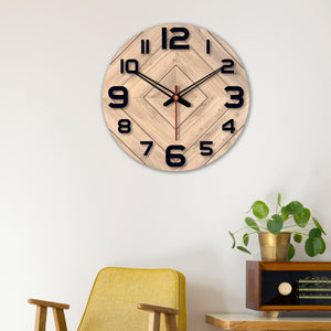 wooden wall clock design