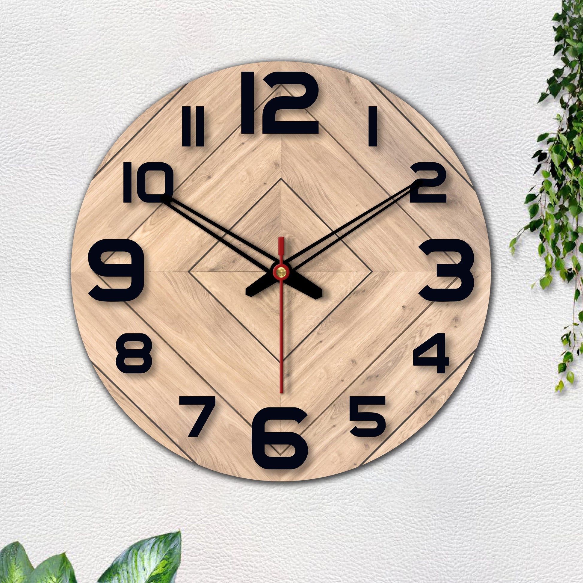 Wooden Wall Clock