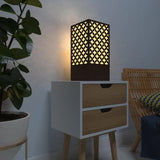 Star Pattern Table Lamp Shadow Night Light For Home Decor | Living Room