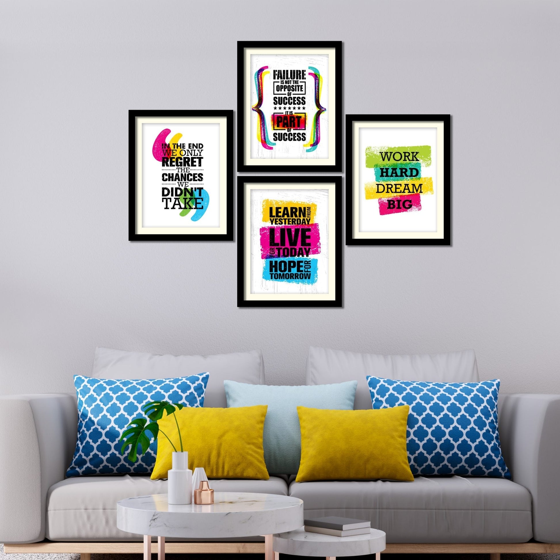 Premium Wall Frame Set of Four