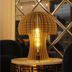 Artistic Cutout Mushroom Table Lamp Ambient Light