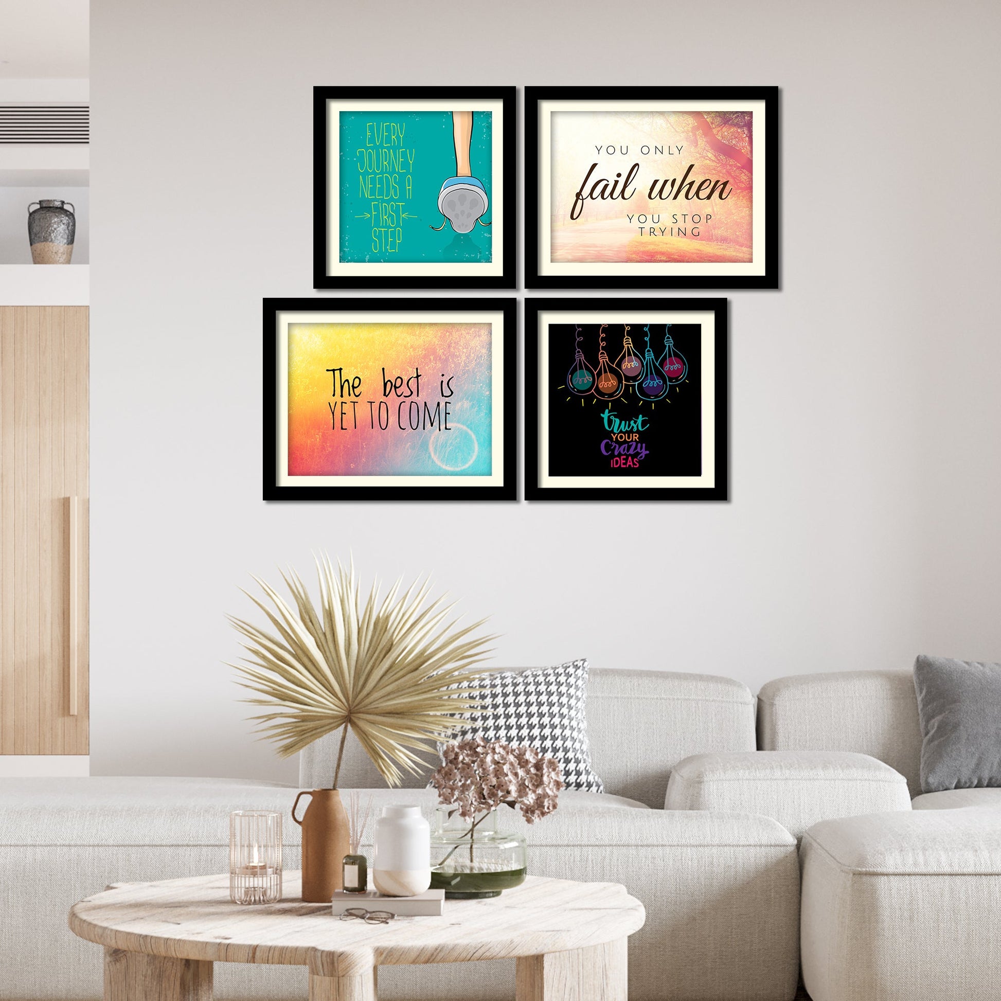 Frame Famous Quotes Daily Motivation Inspirational Quotations Posters