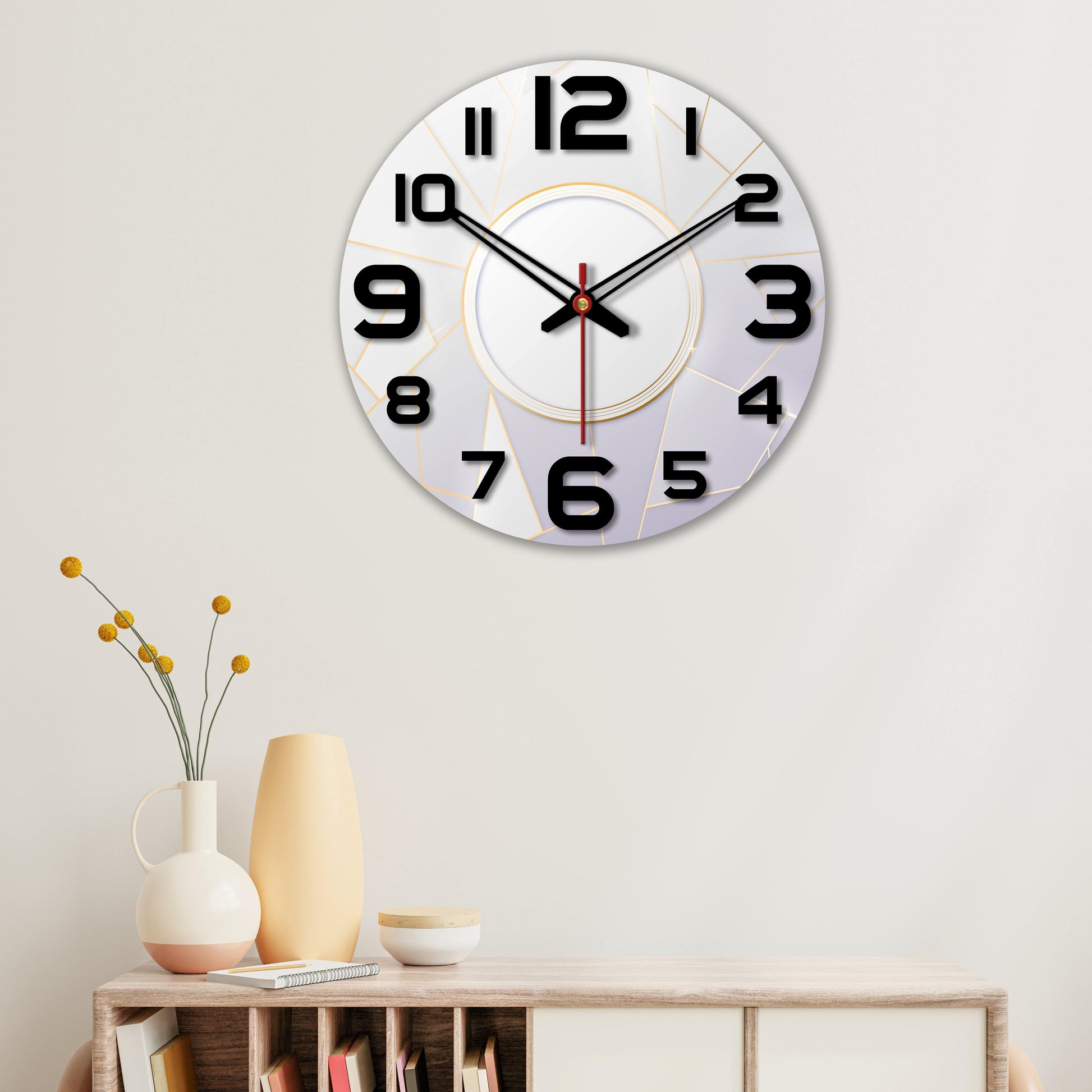 Unique Wooden Wall Clock