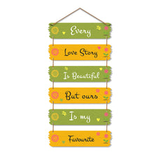 Love Theme Quote Wall Hanging