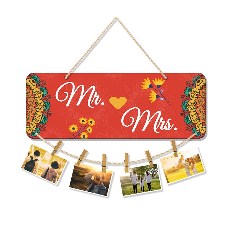Mr & Mrs Photo Hanging