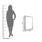 Minimalist Wall-Mounted Storage Mirror Cabinet
