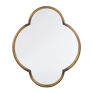 Beautiful Golden Framed Metal Finish Wall Mirror