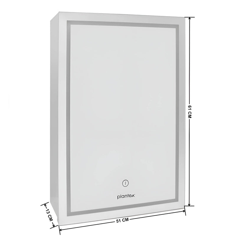 Modern LED Bathroom Mirror with Touch Sensor & Backlit Design