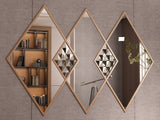 Geometricl Designer Wall Mounted Vanity Mirror